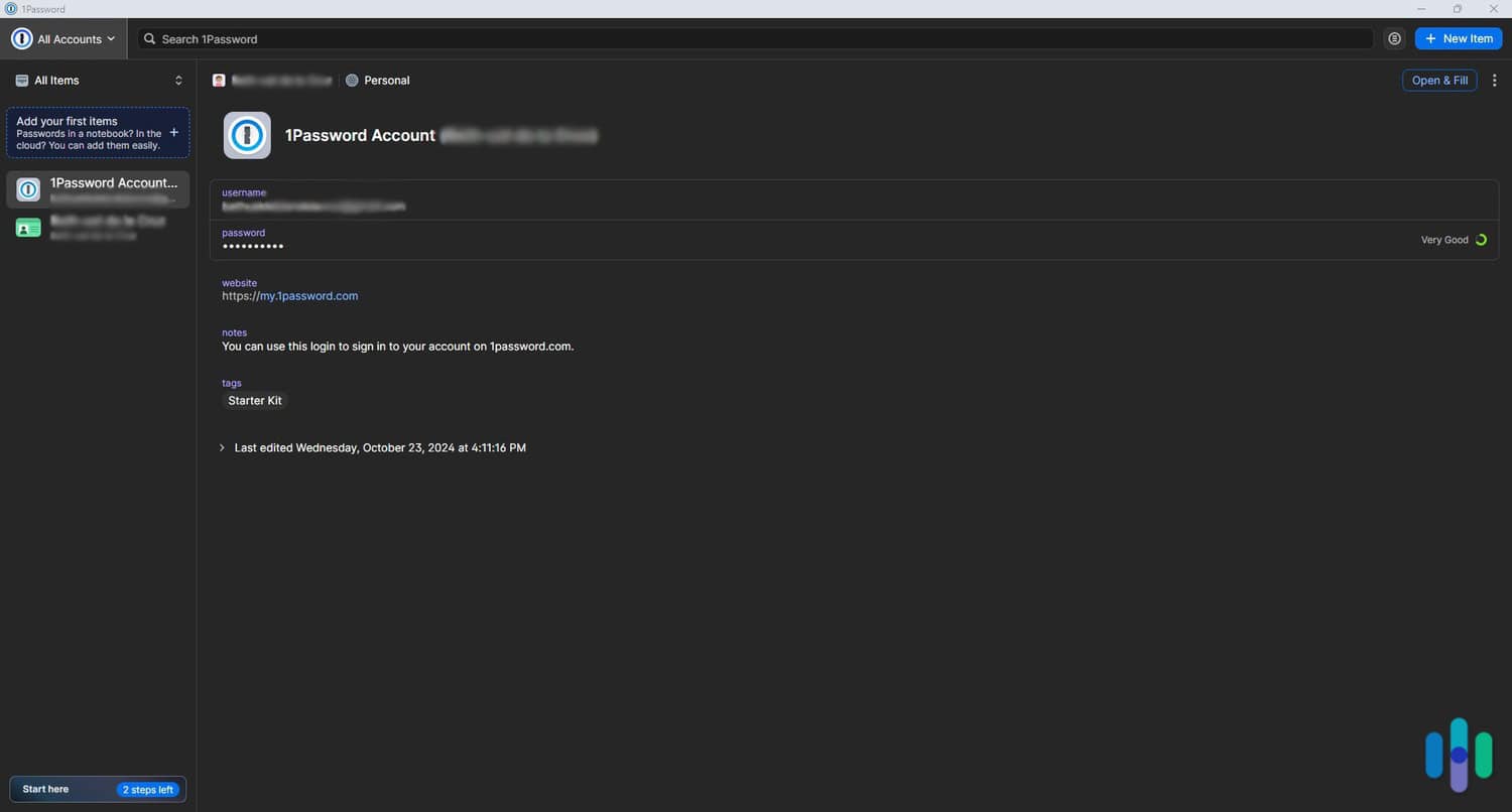 A look at 1Password’s full-window Chrome app. A look at 1Password’s full-window Chrome app.