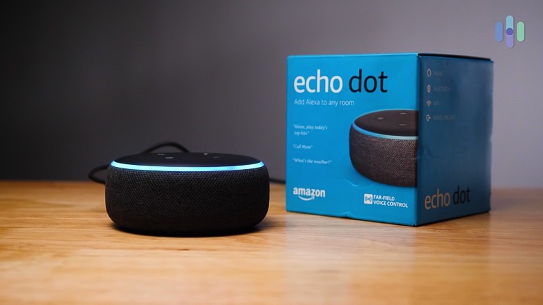 Echo Dot with box Echo Dot with box