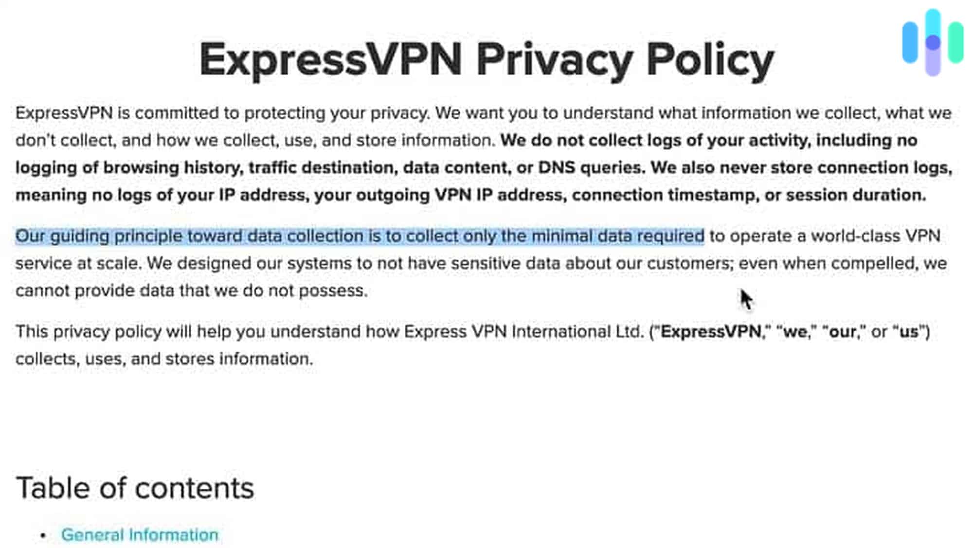 ExpressVPN Privacy Policy ExpressVPN Privacy Policy