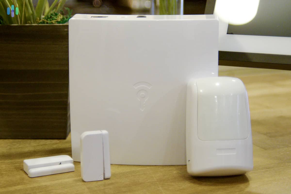 Frontpoint Base Station, Door/Window Sensor, and Motion Sensor Frontpoint Base Station, Door/Window Sensor, and Motion Sensor