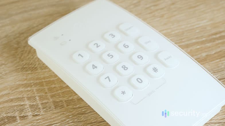 Frontpoint’s keypad. Frontpoint's keypad.
