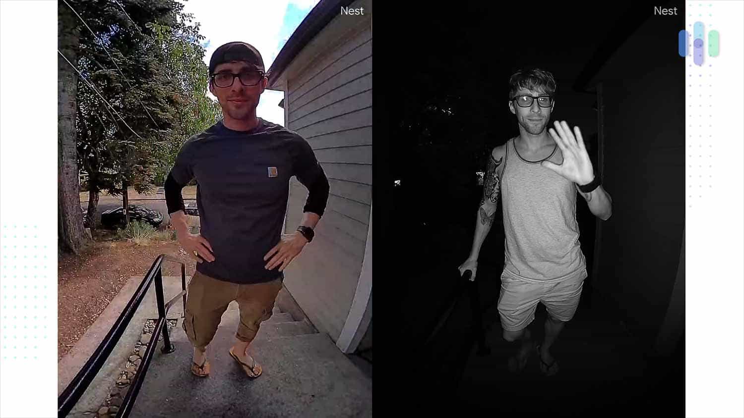 Nest Doorbell Day and Night Vision Nest Doorbell Day and Night Vision