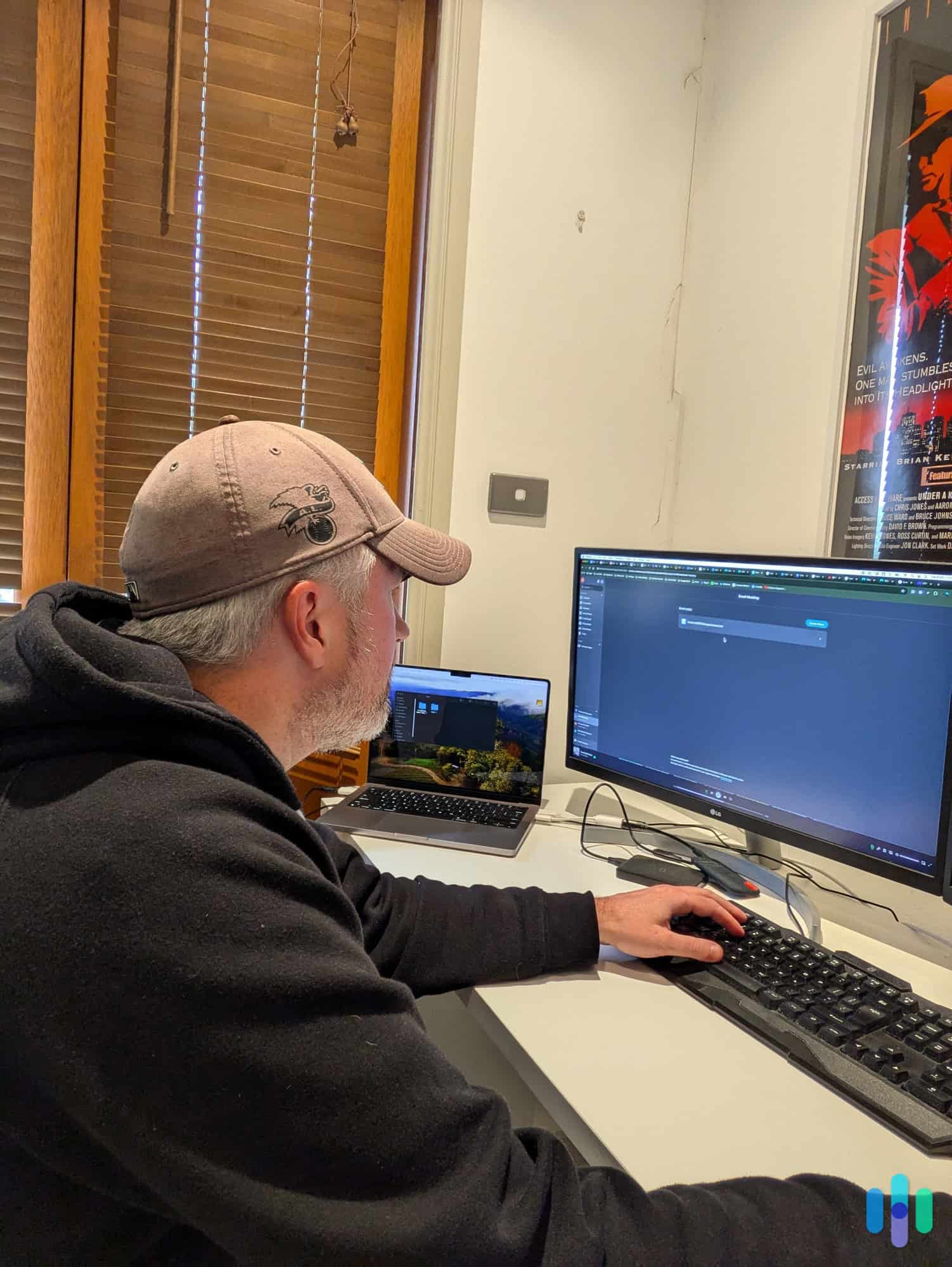 One of our digital security experts checking out NordPass’ Chrome extension features. One of our digital security experts checking out NordPass’ Chrome extension features.