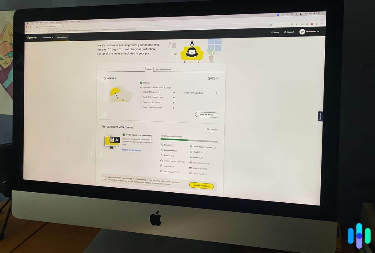 LIfeLock’s Protection Report LIfeLock's Protection Report