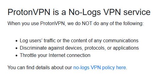 ProtonVPN Privacy Policy ProtonVPN Privacy Policy