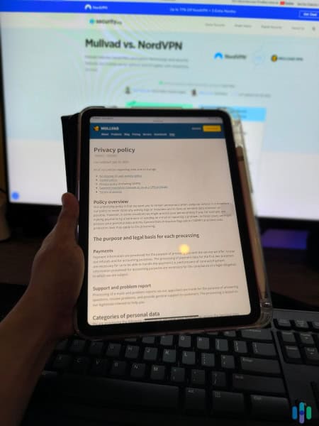 Reviewing Mullvad’s privacy policy Reviewing Mullvad’s privacy policy