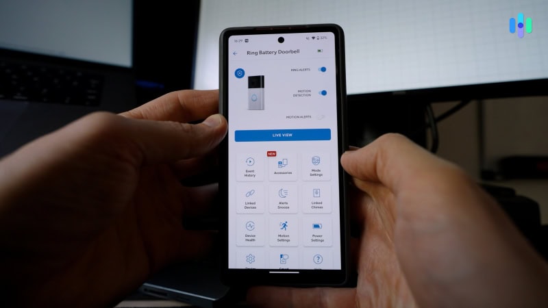 Ring Battery Doorbell settings in the Ring app The Ring app displays all doorbell features, but some are only available on certain Ring Home plans.