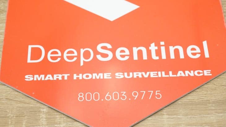 Deep Sentinel Yard Sign Deep Sentinel Yard Sign