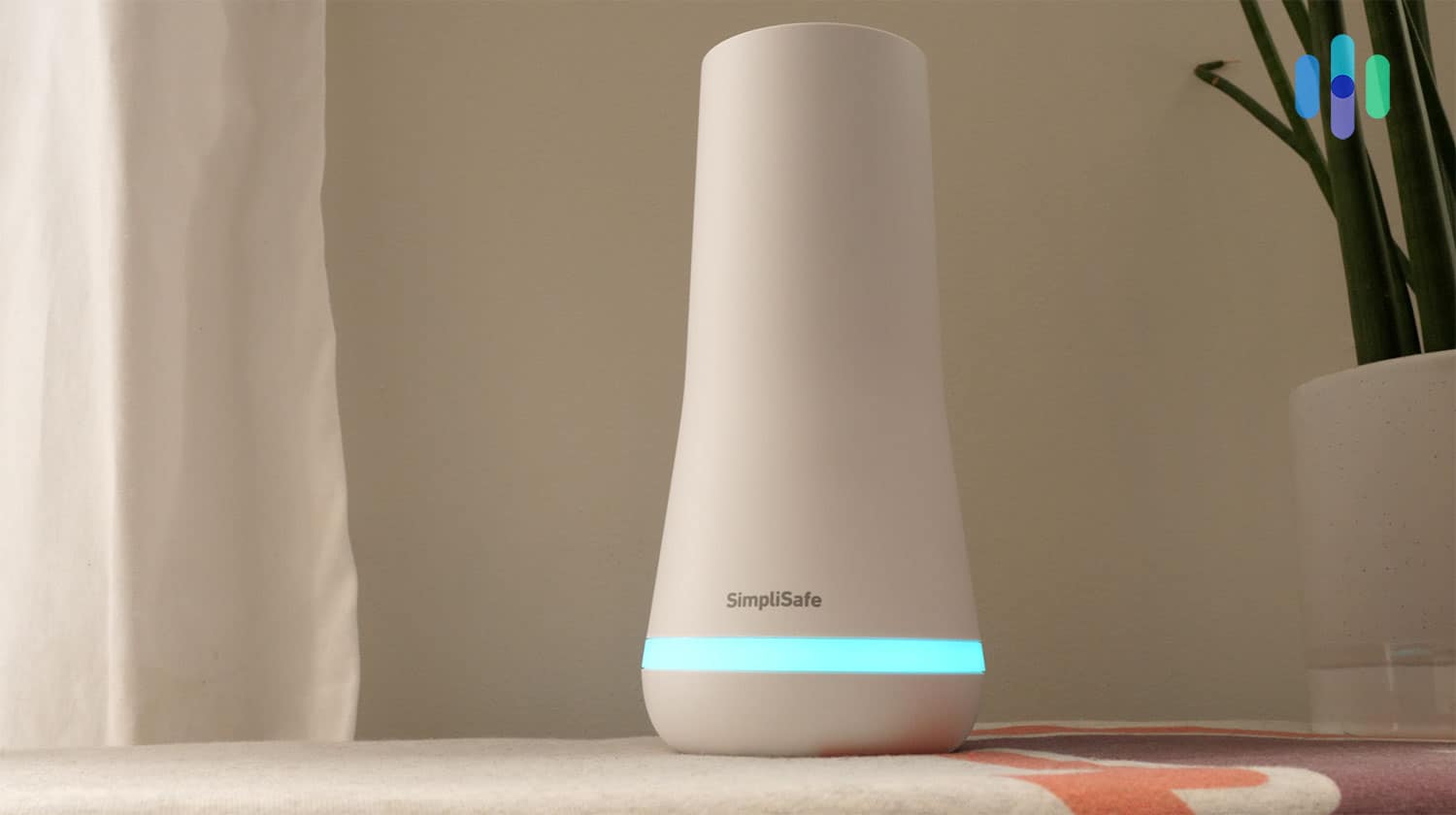 The SimpliSafe base station. The SimpliSafe base station.