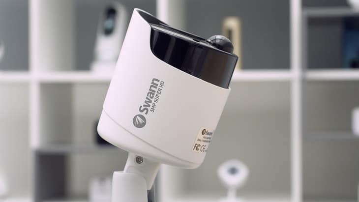 A look at a Swann security camera during our 4K camera testing phase A look at a Swann security camera during our 4K camera testing phase