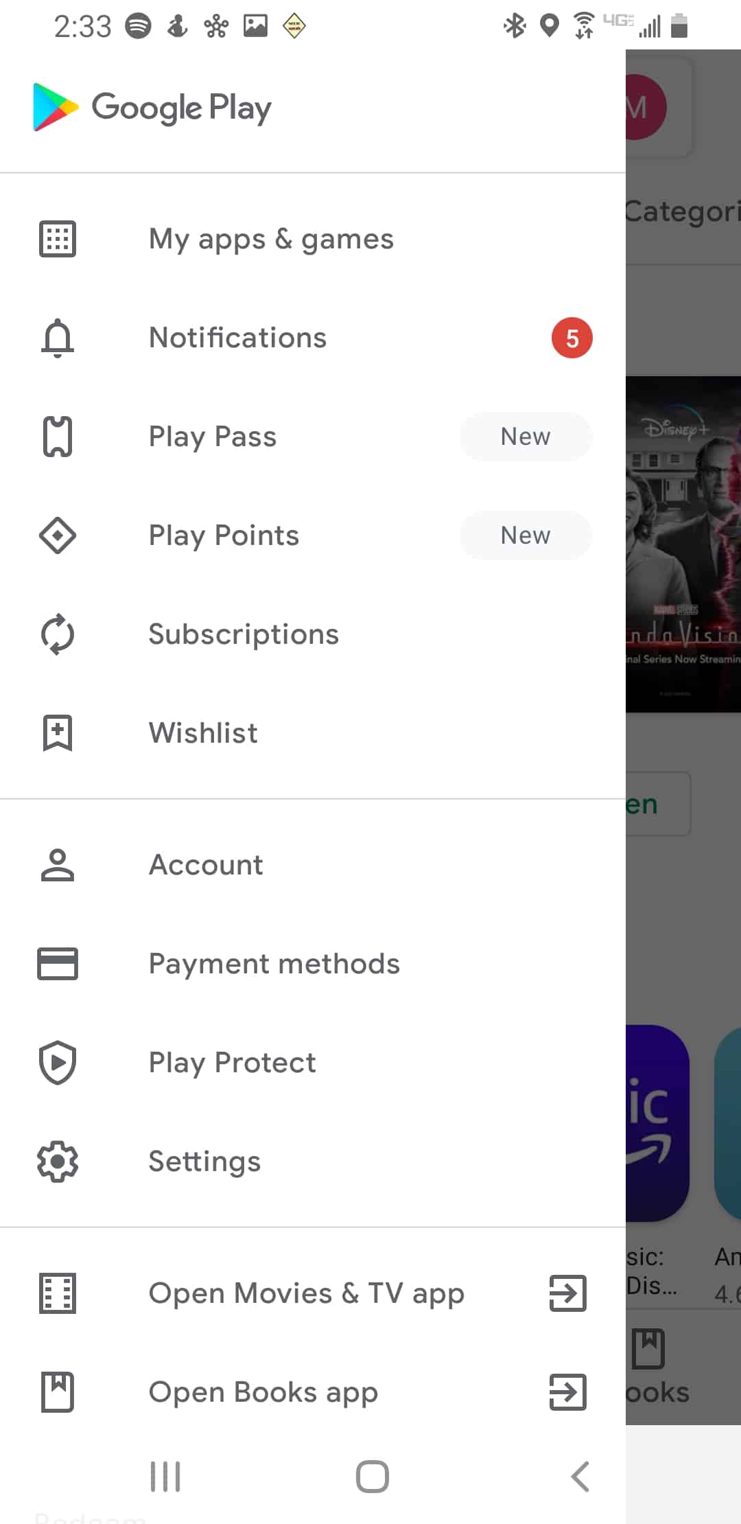 Turn on Protect Play Android – Google Play Menu Turn on Protect Play Android - Google Play Menu