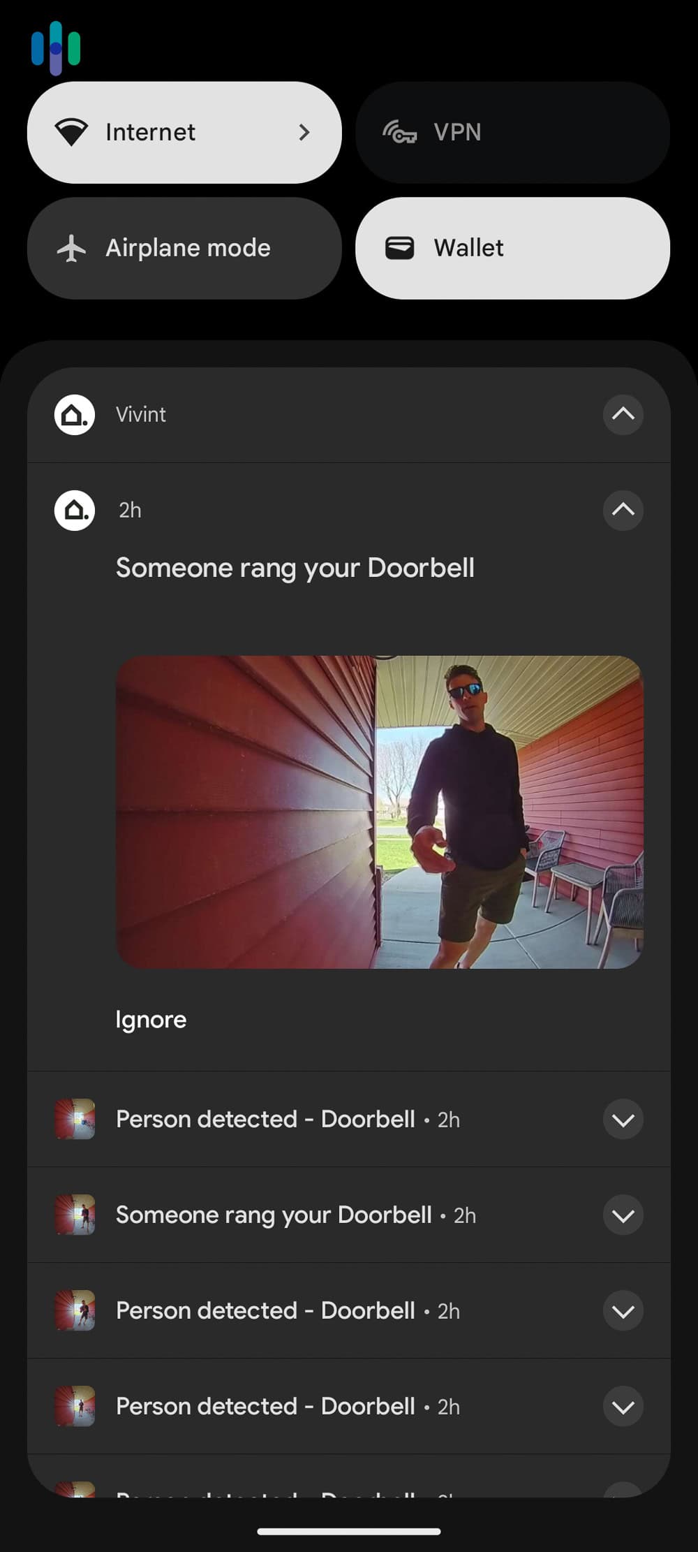 Vivint app doorbell ring notification Vivint app doorbell ring notification