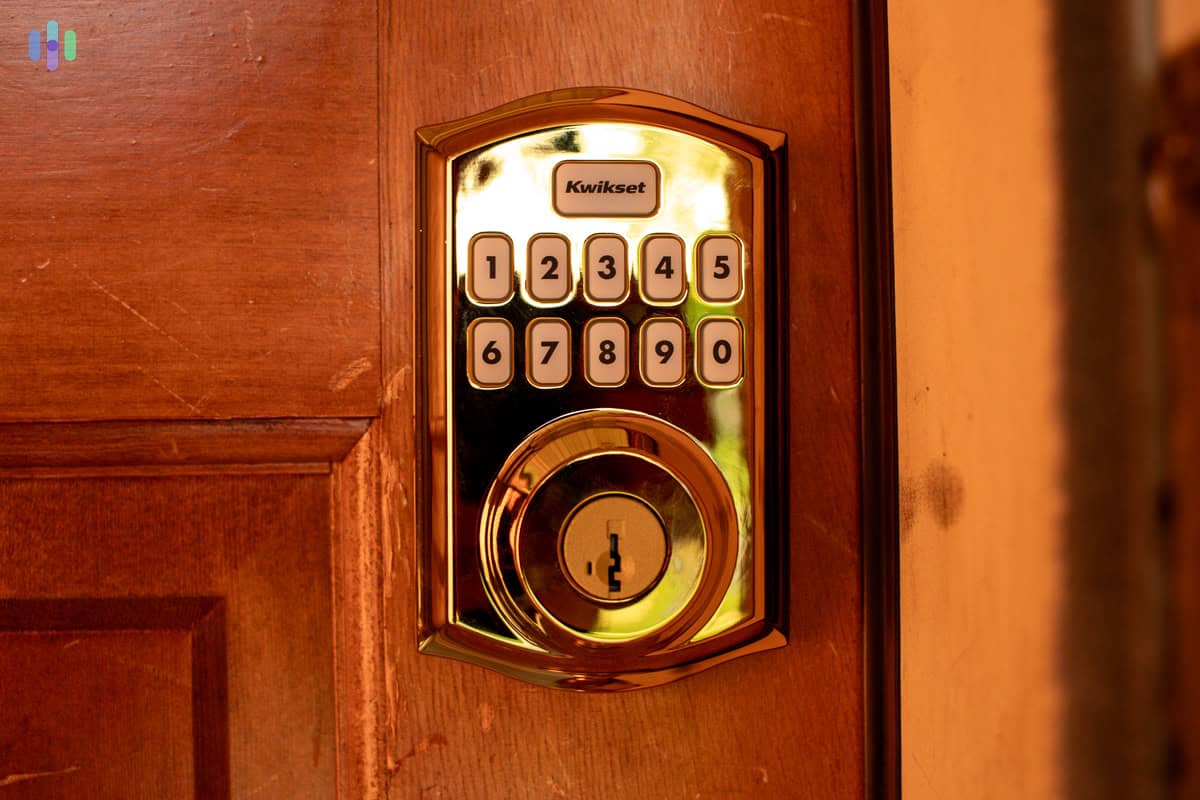 SimpliSafe Smart Lock Our Kwikset smart lock adds another layer of protection to our front door.