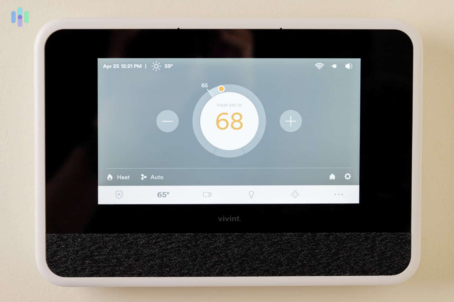 Vivint Panel temperature controls Vivint Panel temperature controls