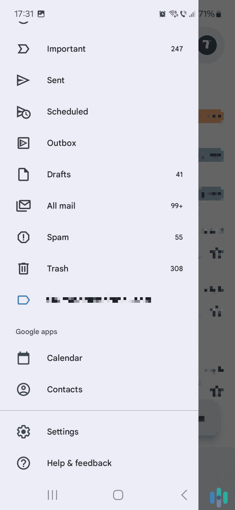 Access Gmail’s settings. Access Gmail’s settings.