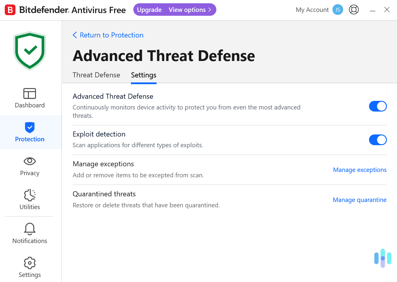 Bitdefender is one of the only free antivirus services that offers real-time protection. Bitdefender is one of the only free antivirus services that offers real-time protection.