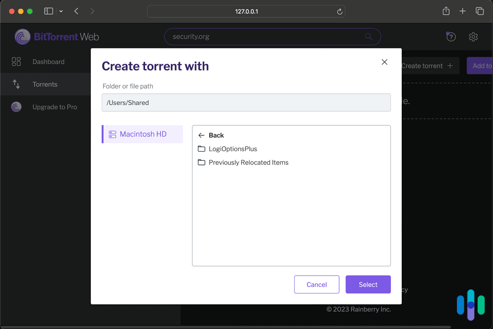 Creating a New Torrent Path with the BitTorrent Web App Creating a New Torrent Path with the BitTorrent Web App