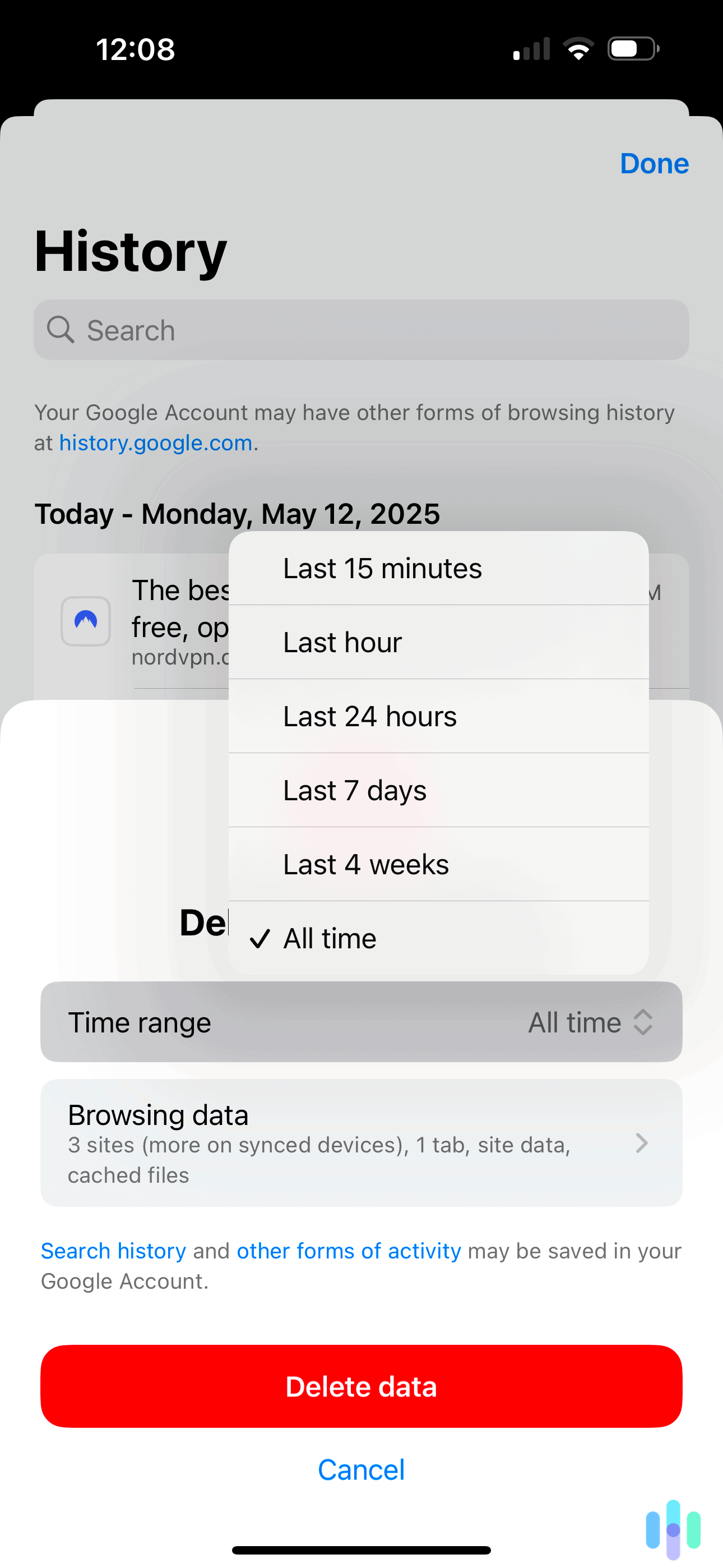 Clearing your iPhone’s Chrome history takes only a few steps. Clearing your iPhone's Chrome history takes only a few steps.