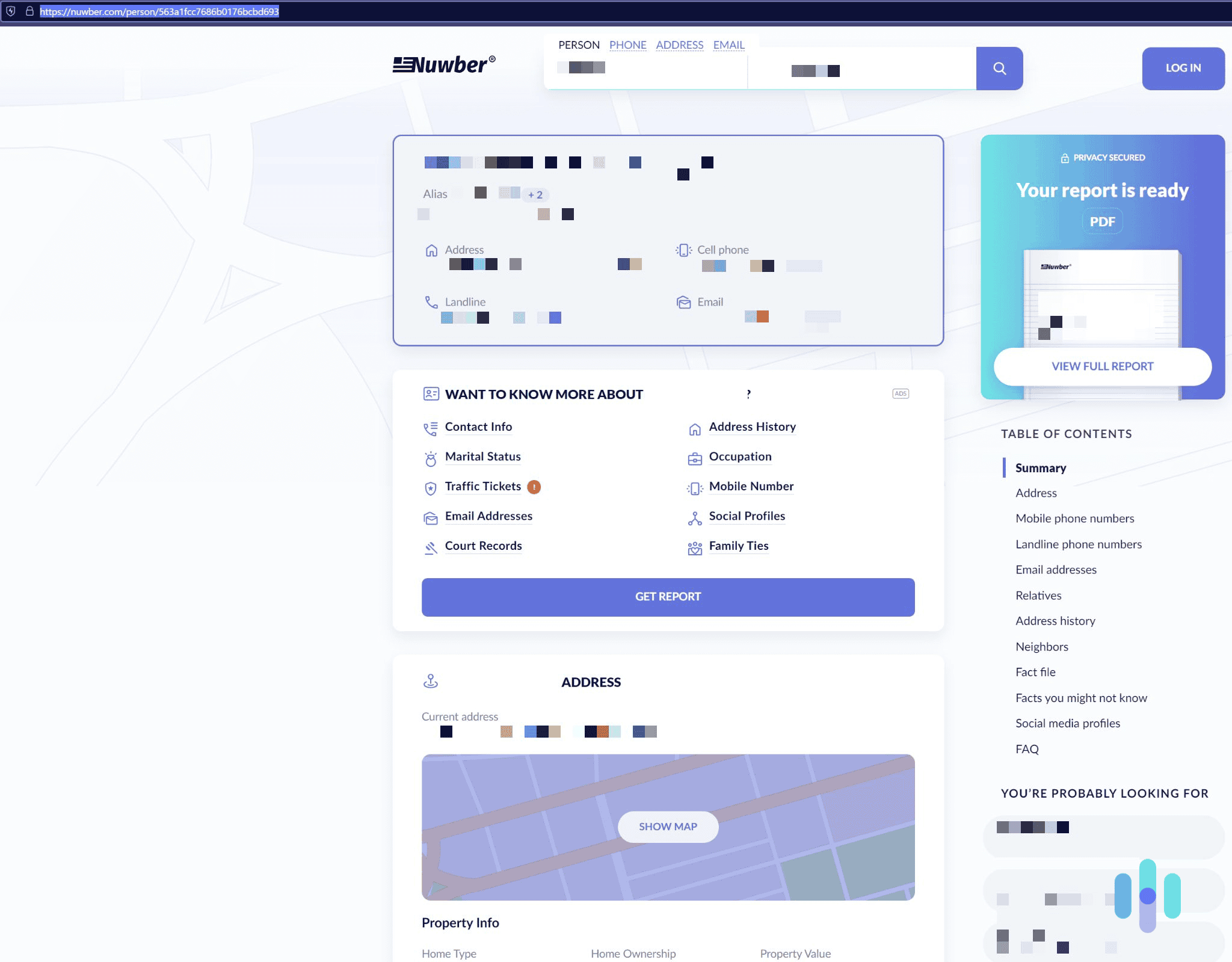 Copy the URL link for your Nuwber profile. Copy the URL link for your Nuwber profile.