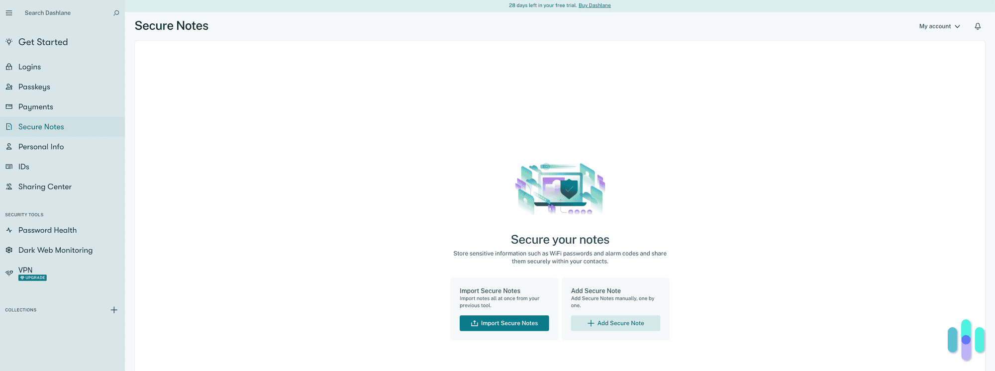 Preparing to import some notes into our Dashlane Vault Preparing to import some notes into our Dashlane Vault