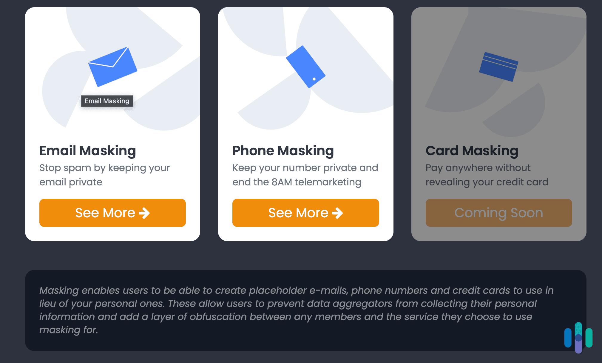 DeleteMe masking DeleteMe masking