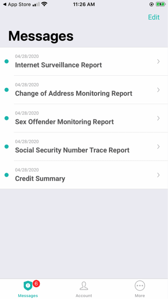 IDnotify App Messages IDnotify App Messages