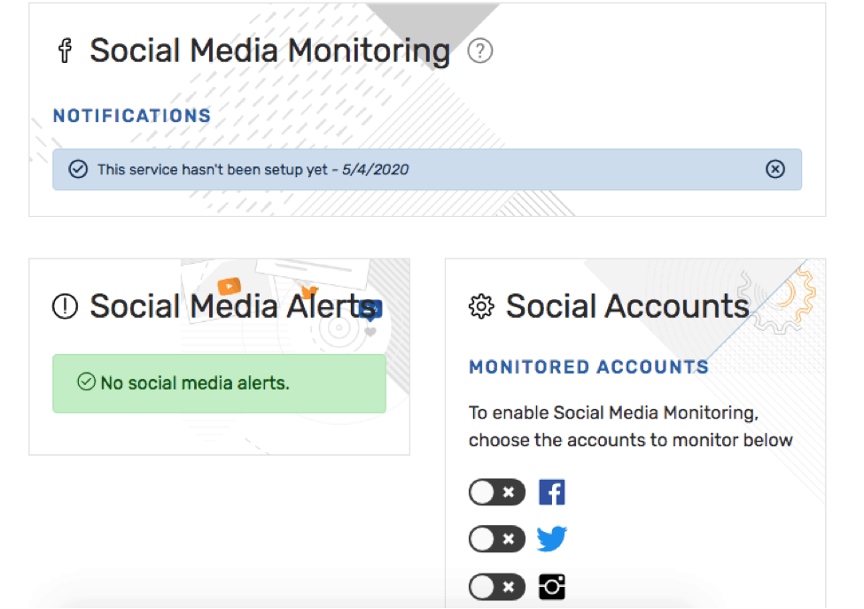 IDShield Social Media Monitoring IDShield Social Media Monitoring