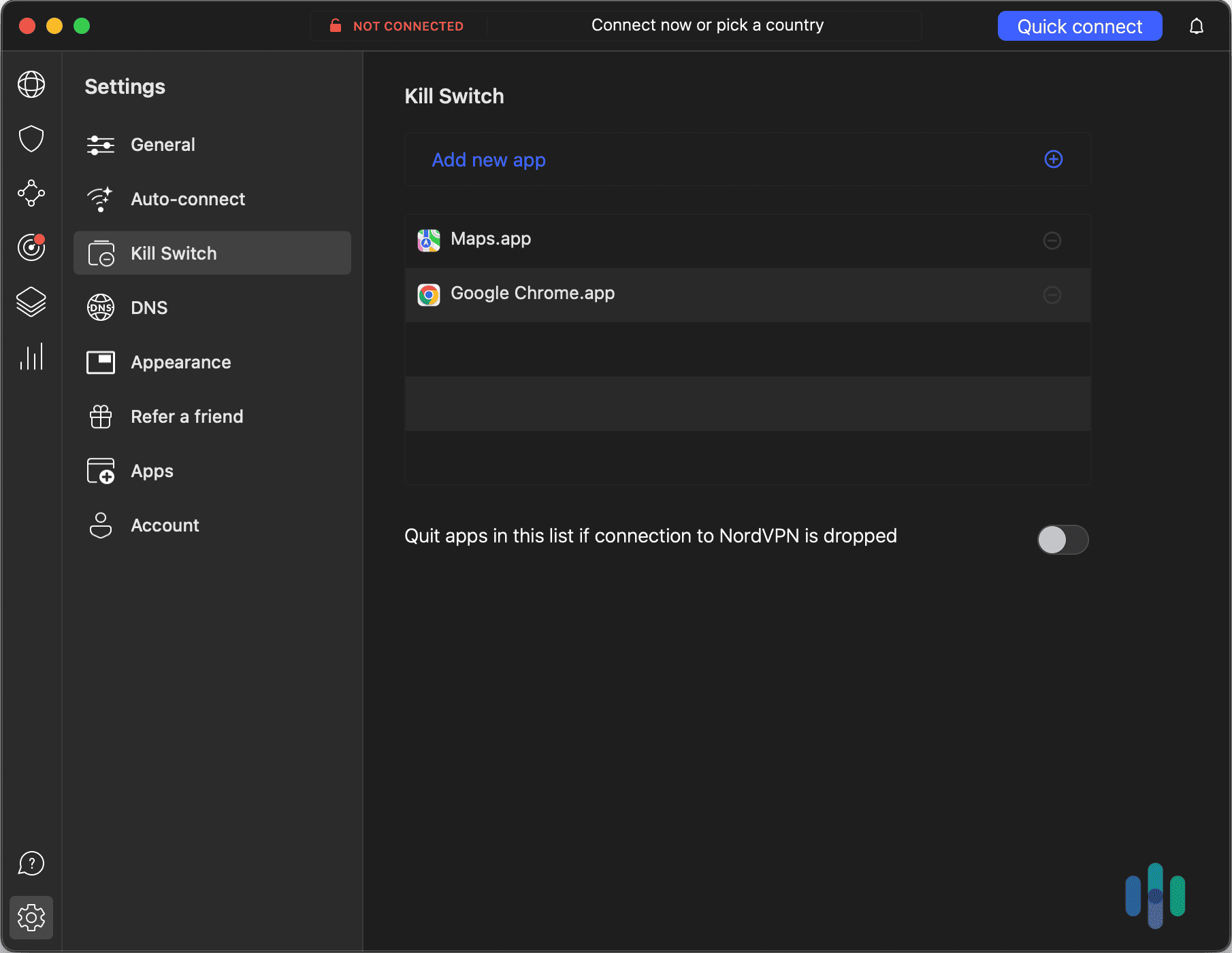 Kill Switch Configuration Kill Switch Configuration
