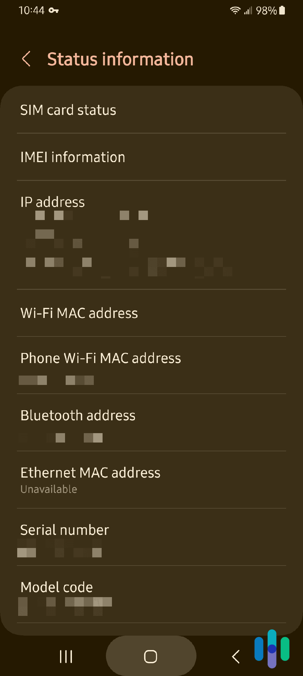 IP Address on Android IP Address on Android