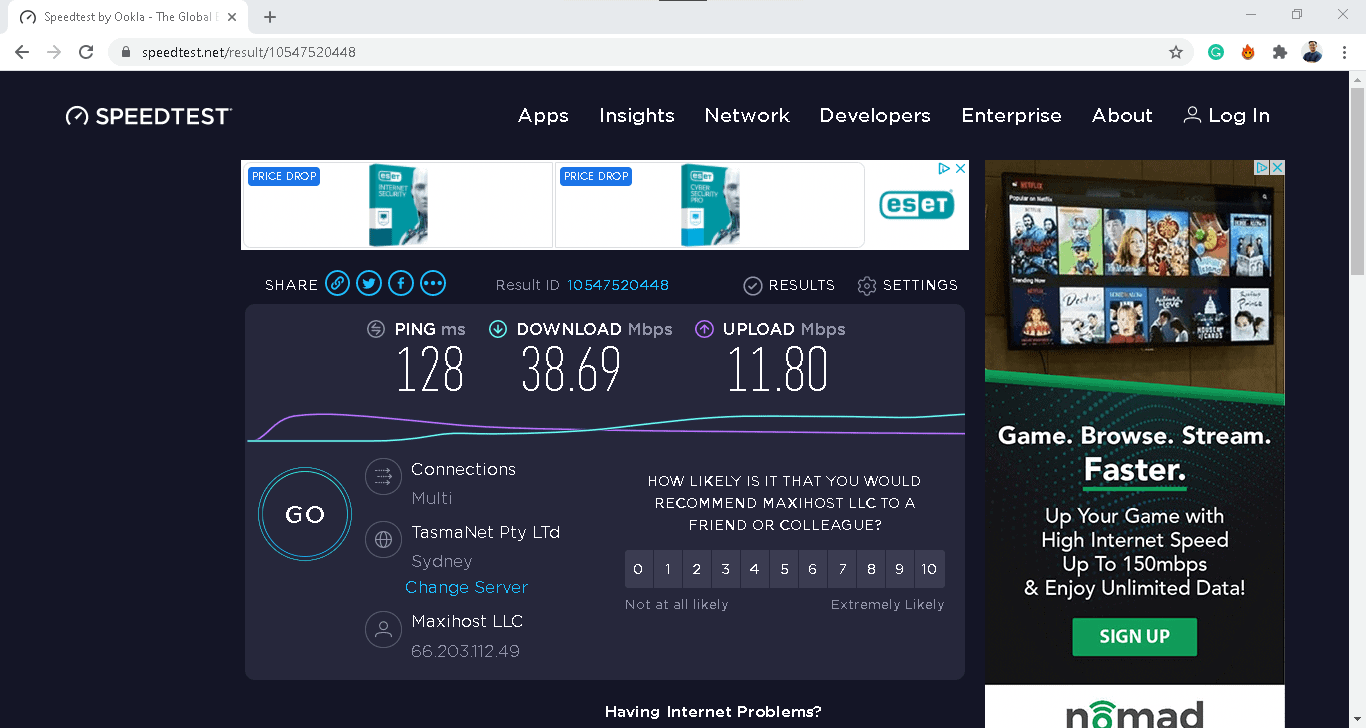 Kaspersky Windows Speed Test With VPN Kaspersky Windows Speed Test With VPN