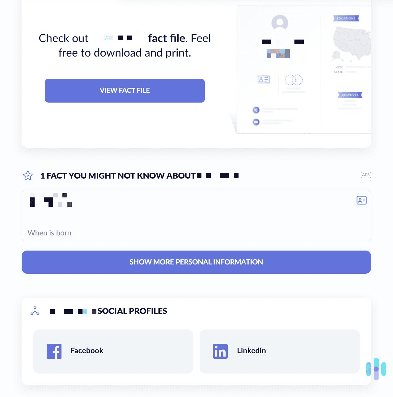 Many data broker sites (like Nuwber, for example) aggregate and display your personal data, including your Facebook profile. Many data broker sites (like Nuwber, for example) aggregate and display your personal data, including your Facebook profile.