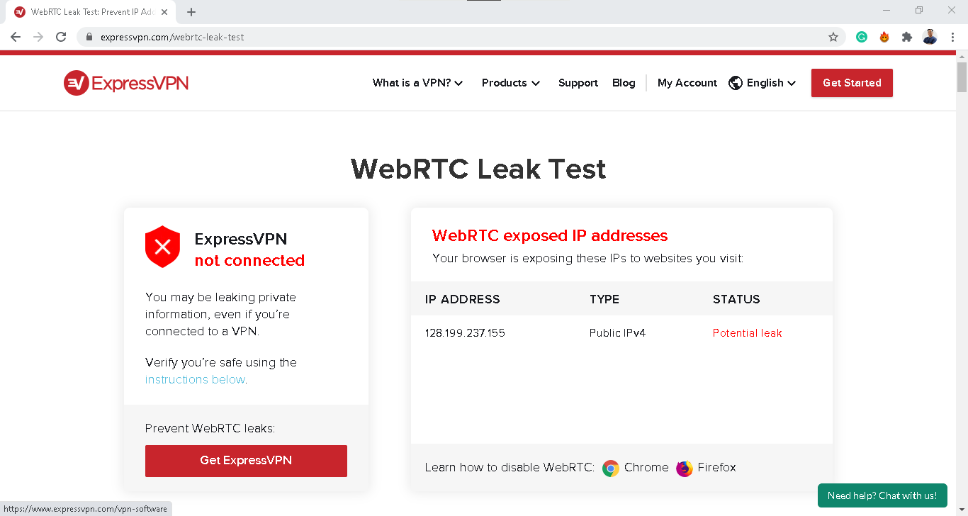 McAfee VPN - WebRTC Leak Test Windows McAfee VPN - WebRTC Leak Test Windows