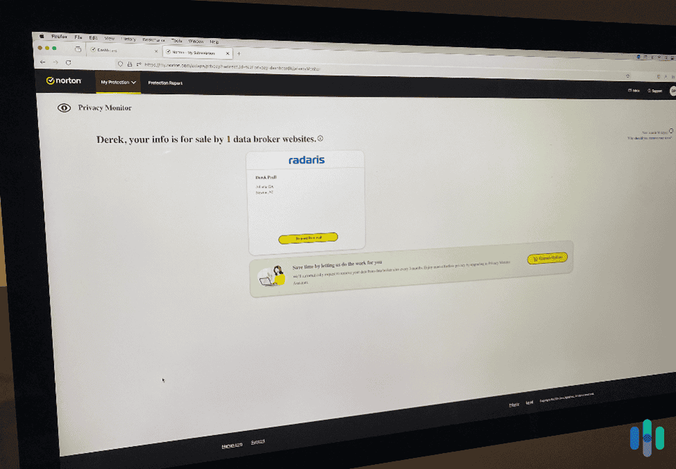 Norton LifeLock helps remove personal information from data broker sites. Norton LifeLock helps remove personal information from data broker sites.