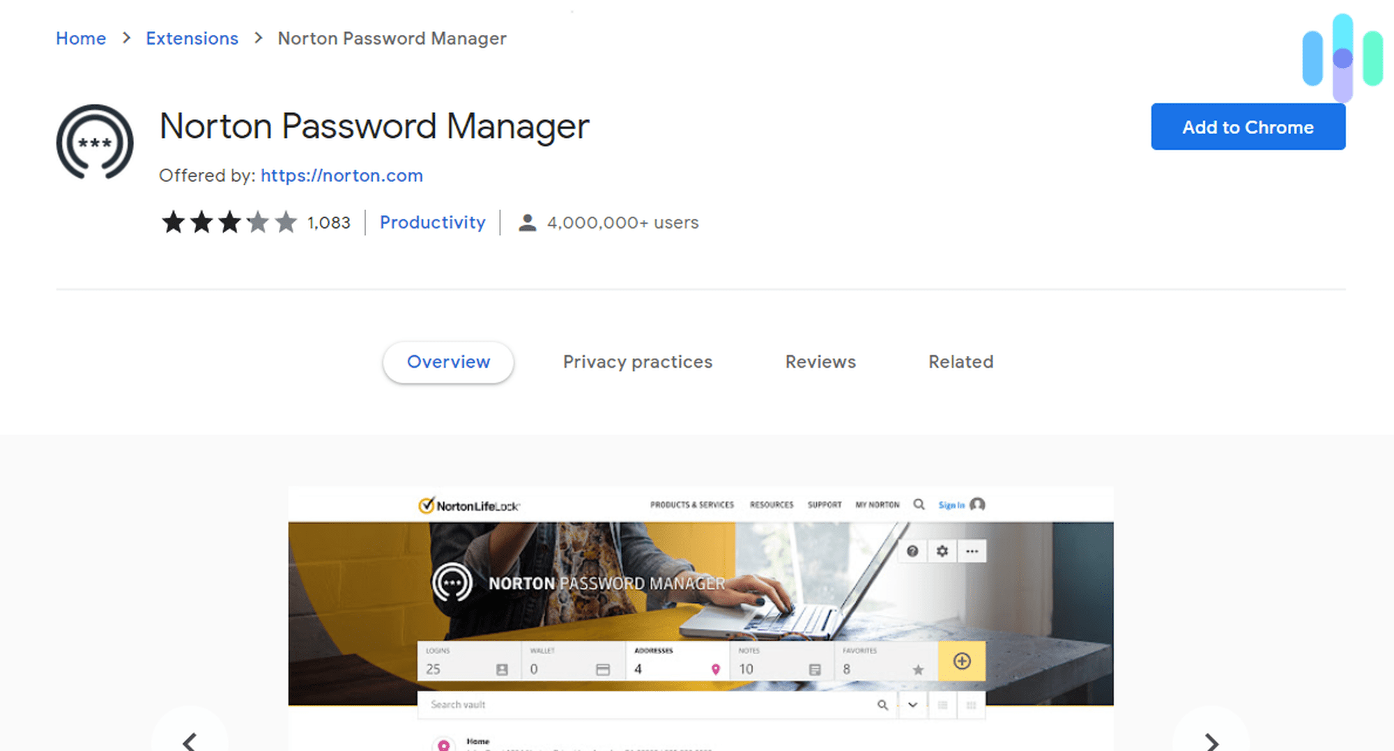 Norton Password Manager Chrome extension Norton Password Manager Chrome extension