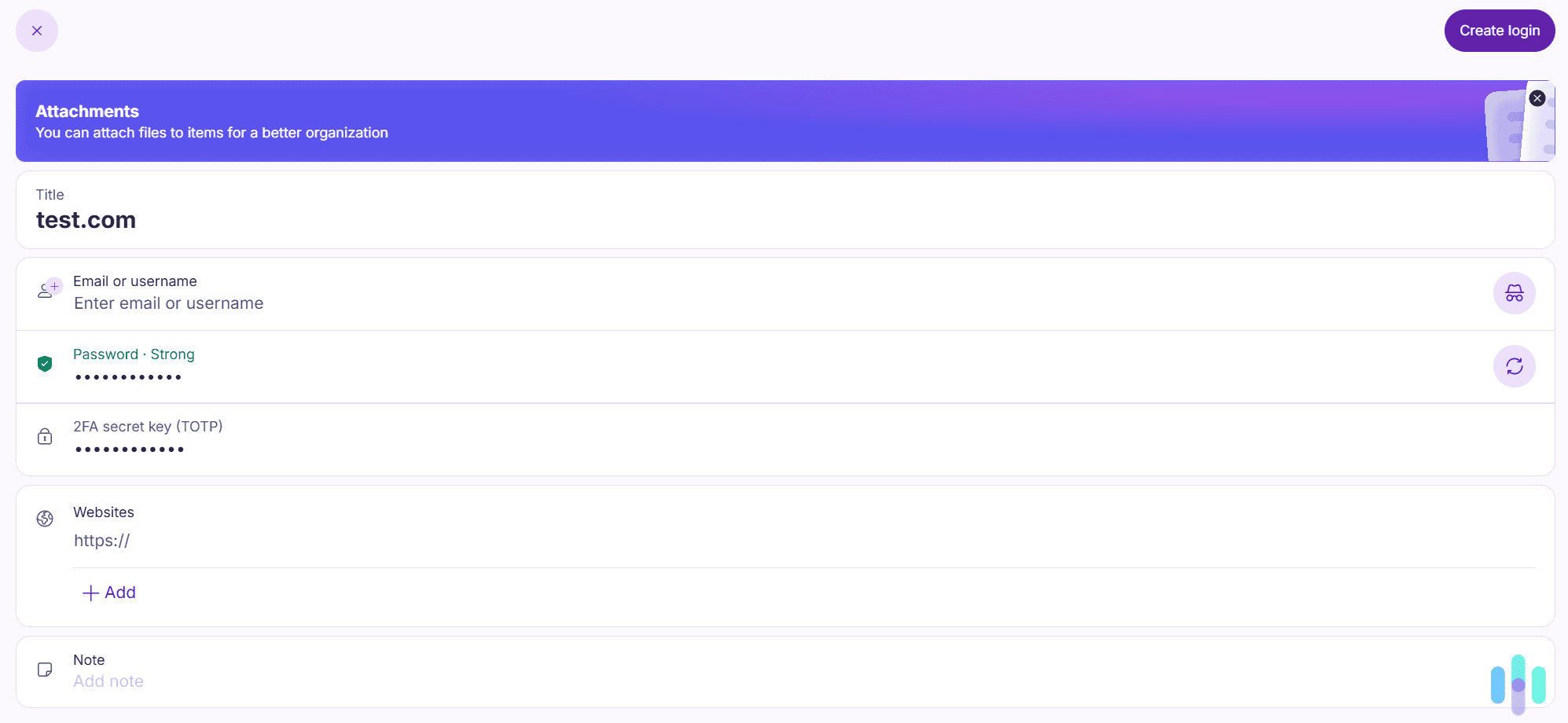 Proton Pass supports two-factor authentication. Proton Pass supports two-factor authentication.