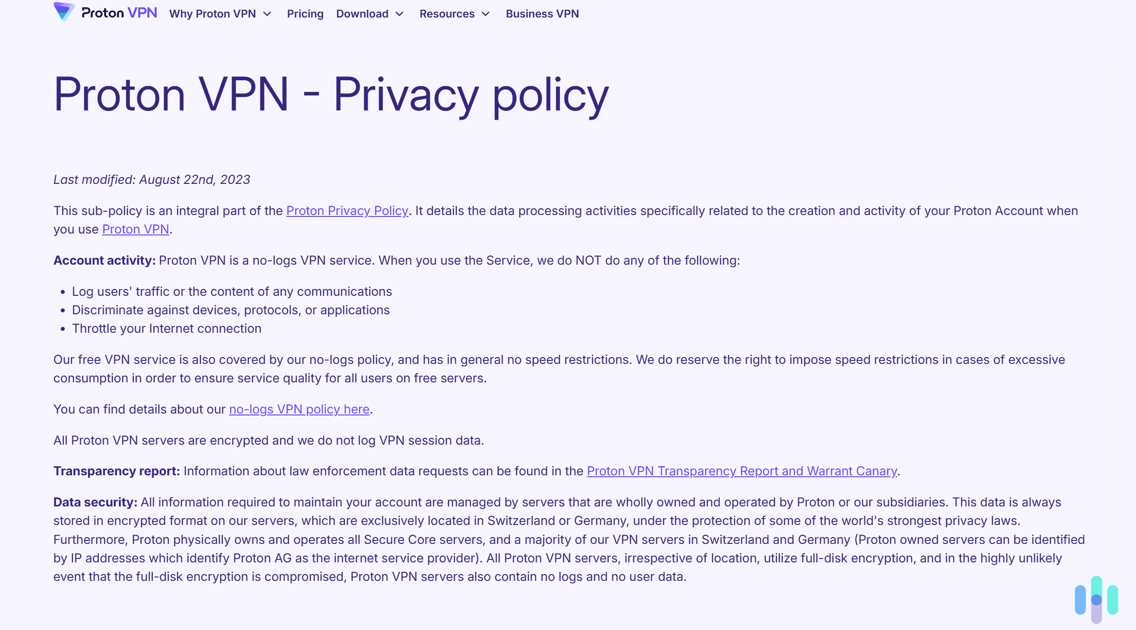 Proton VPN doesn’t log user data, like IPs and browsing traffic. Proton VPN doesn't log user data, like IPs and browsing traffic.