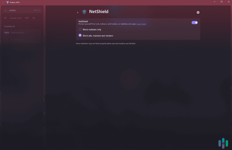 Proton VPN provides good security by blocking unsafe websites. Proton VPN provides good security by blocking unsafe websites.