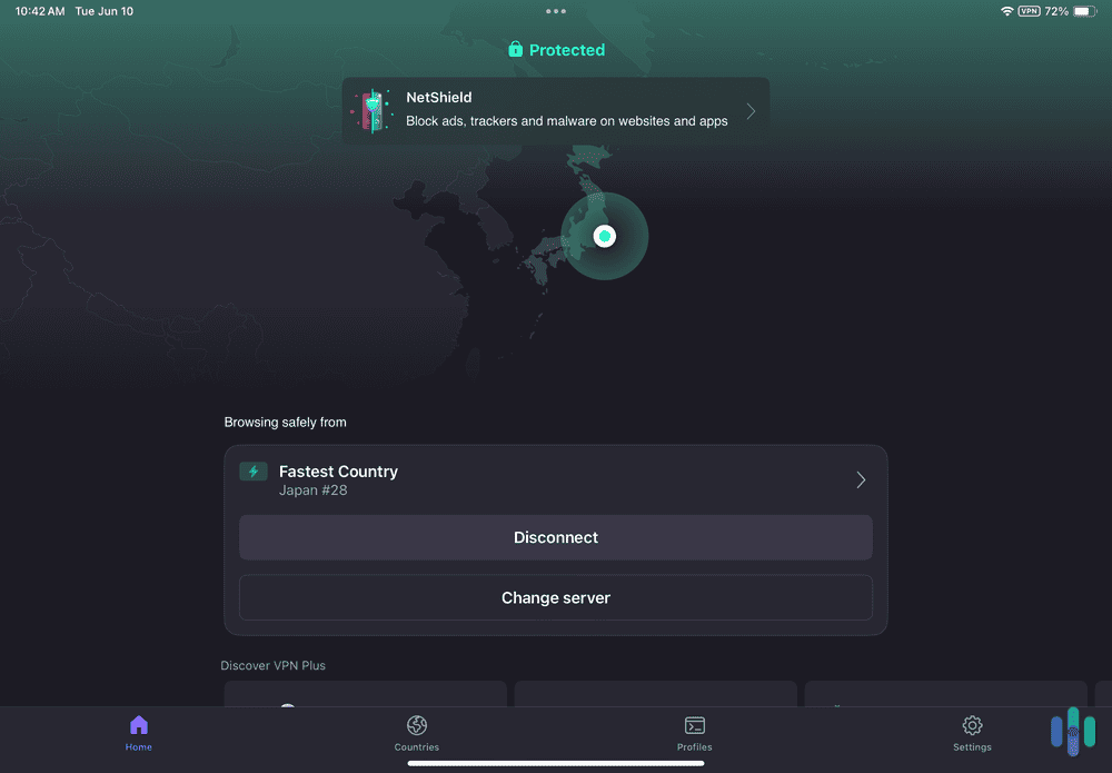 Proton VPN’s free version allows unlimited bandwidth, and offers free servers in five countries. Proton VPN's free version allows unlimited bandwidth, and offers free servers in five countries.