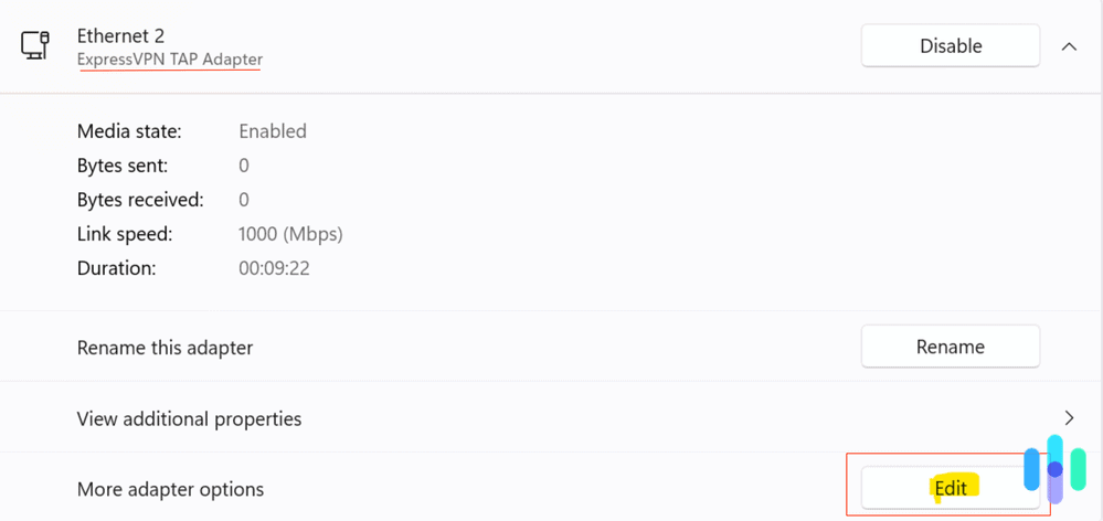Right-click on your VPN’s icon and choose Edit Right-click on your VPN’s icon and choose Edit