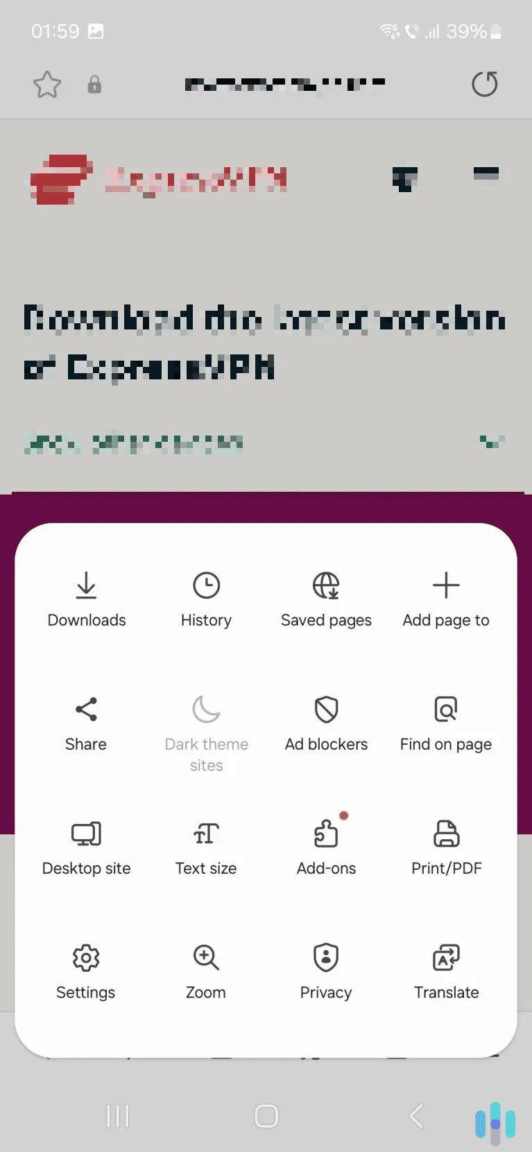 Select the history option. Select the history option.