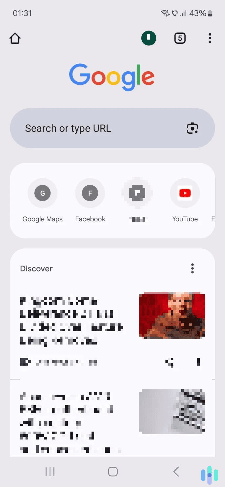 Tap the main Chrome menu icon in the top right corner. Tap the main Chrome menu icon in the top right corner.