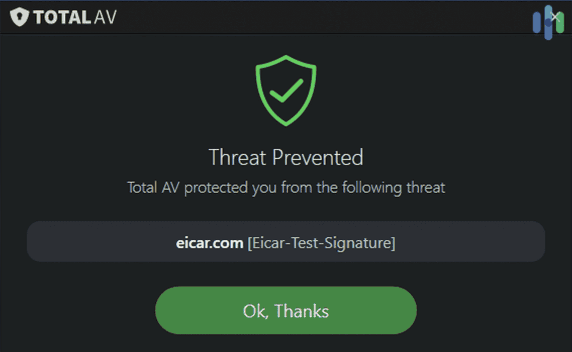 TotalAVs real-time protection