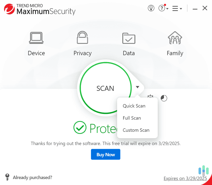 We think Trend Micro’s Windows app is extremely simple to navigate and use. We think Trend Micro's Windows app is extremely simple to navigate and use.