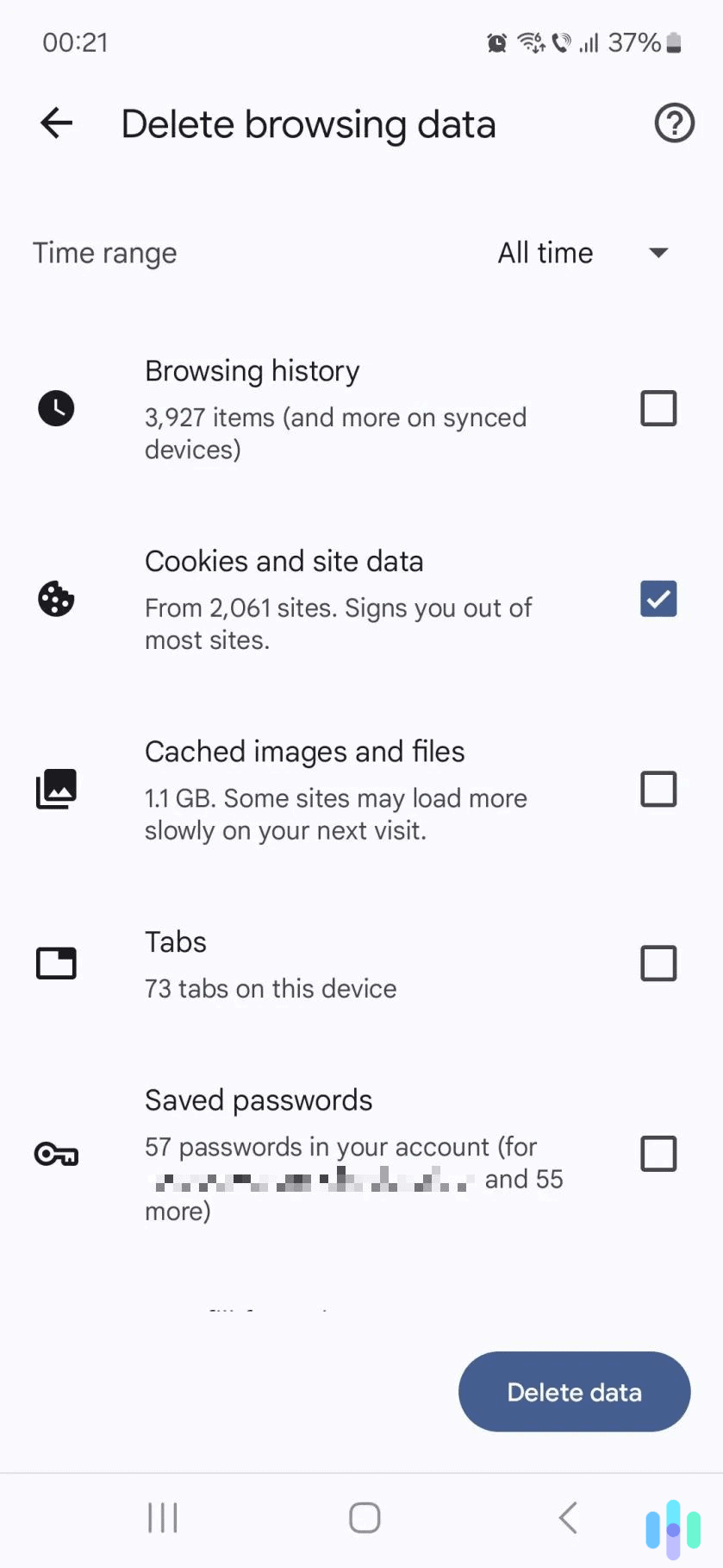 You’ll only be signed out of your accounts if you also clear your browser’s cookies and site data. You'll only be signed out of your accounts if you also clear your browser's cookies and site data.